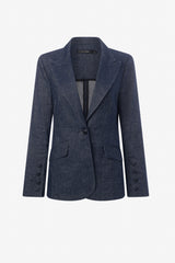 Veste en jean à manches cloche