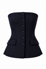 Bustier pinstripe