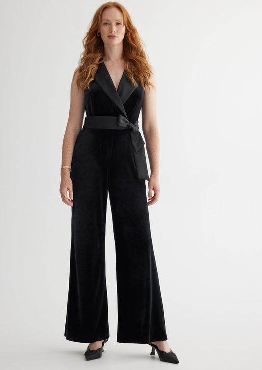 Velvet jumpsuit