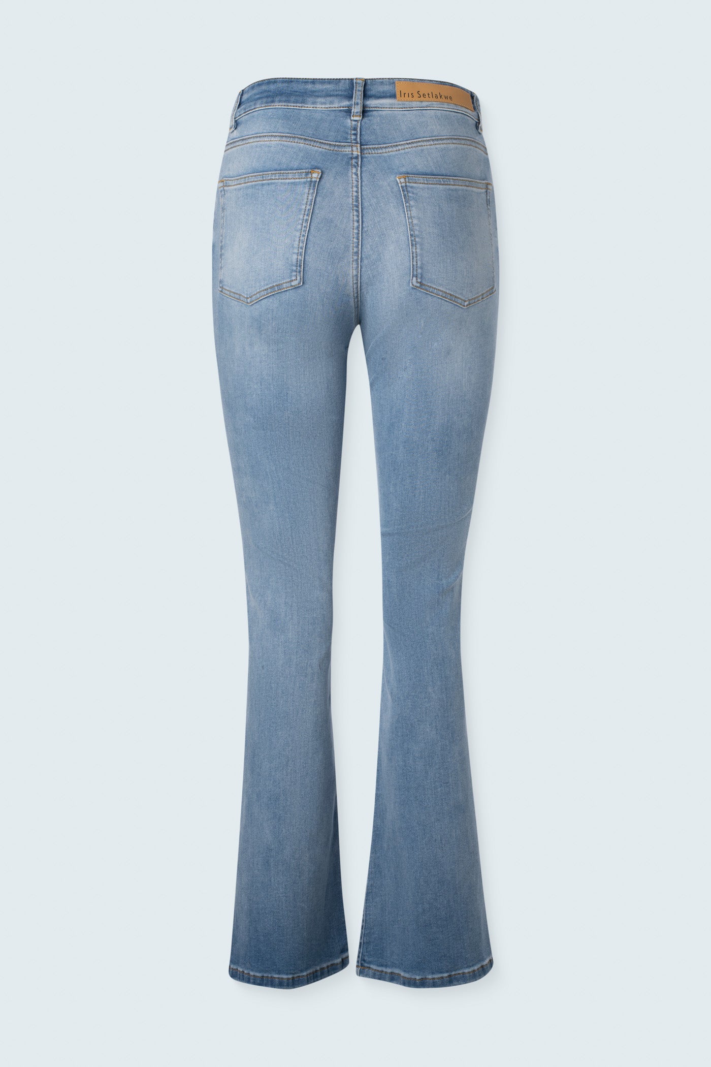 Flared High Jeans - Light denim blue - Ladies
