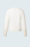 Merino blend v-neck sweater