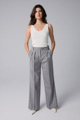 Front pleat pant