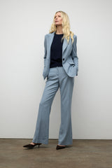 Pinstripe flared pant