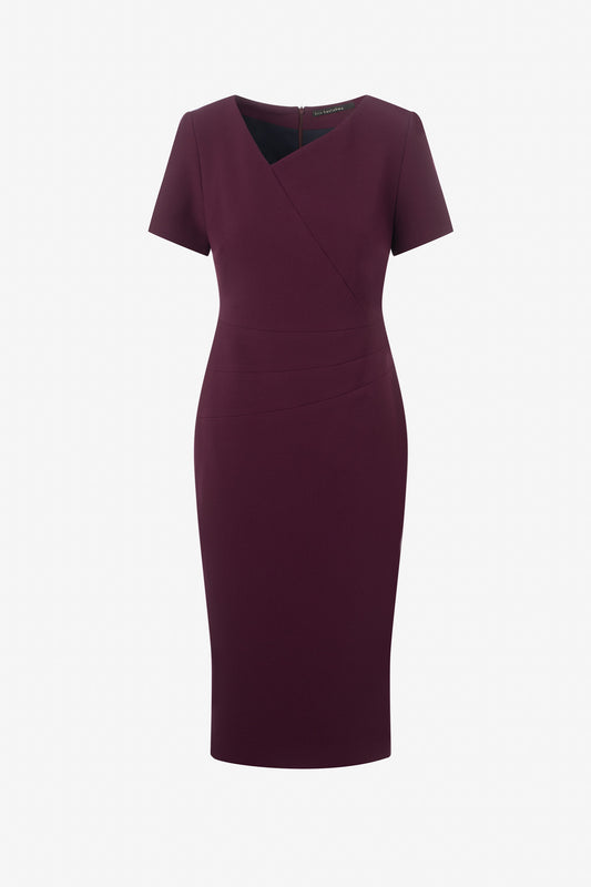 Draped power dress