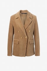 Corduroy double breast jacket