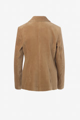 Corduroy double breast jacket
