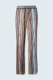 Wide leg pant with draw string