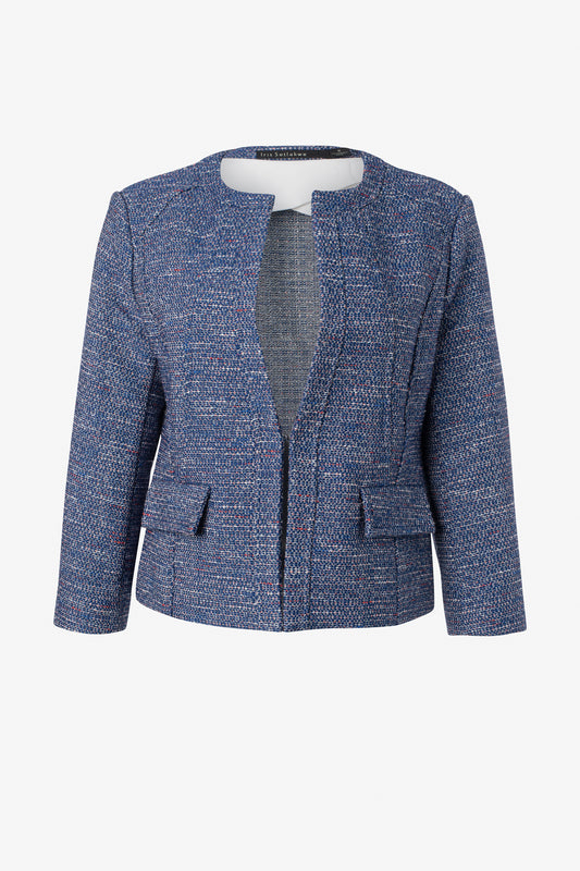 Jacket semi ajusté en tweed