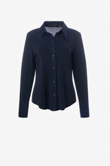 Button up combo shirt