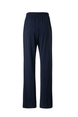 Pantalon droit à enfiler en jersey mat avec taille style boxer