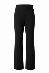 Pantalon droit à enfiler en jersey mat avec taille style boxer