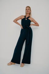 Matte jersey jumpsuit