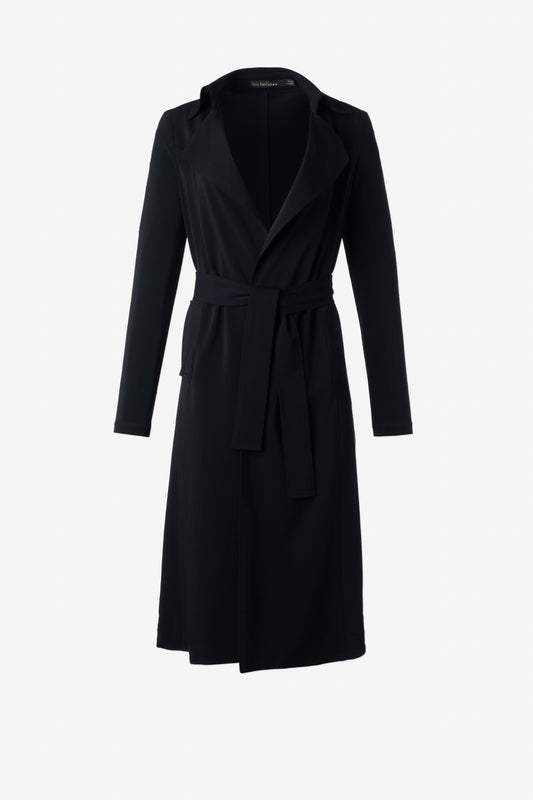 Manteau trench matte jersey