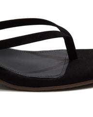 Tkees- Square Toe Julia Suede Kitten Heels