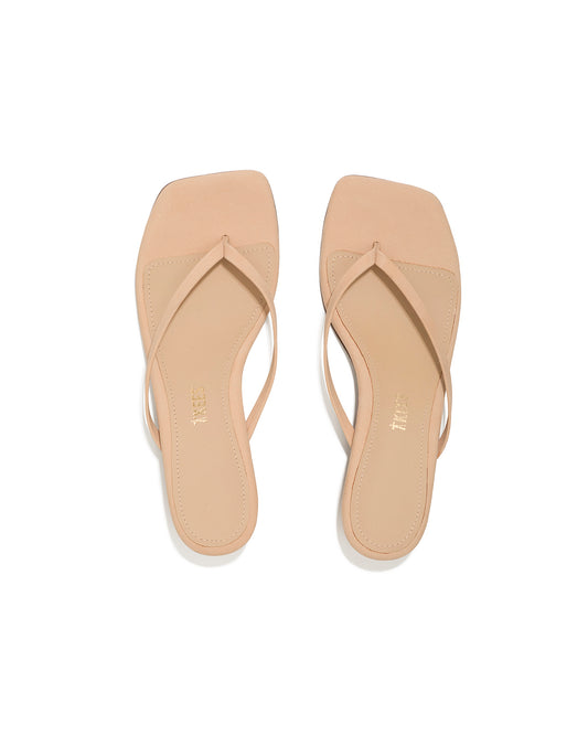 Tkees- Square Toe Julia Suede Kitten Heels