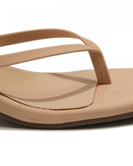 Tkees- Square Toe Julia Suede Kitten Heels