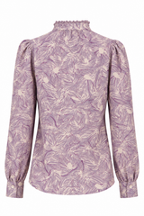 Blouse avec détail dentelles