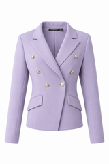 Veste en scuba à 6 boutons