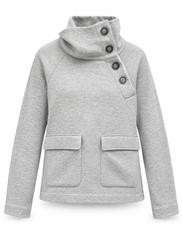 Pull à col boutonné sur le côté