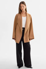 LAMARQUE - Manteau en laine ceinturé Mekia