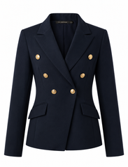 Jacket en scuba 6 boutons