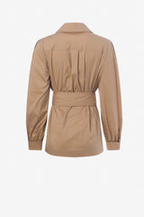 Veste en coton ceinturée