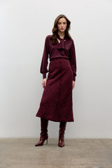 Tweed A-Line Skirt