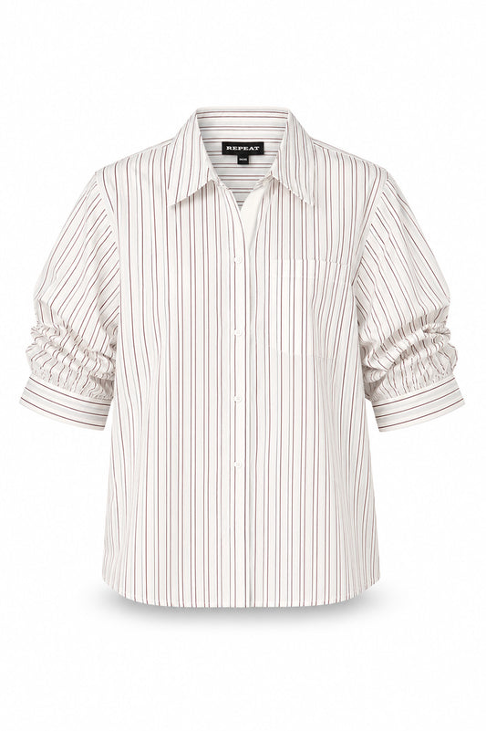 Repeat - 100% Cotton Woven Blouse