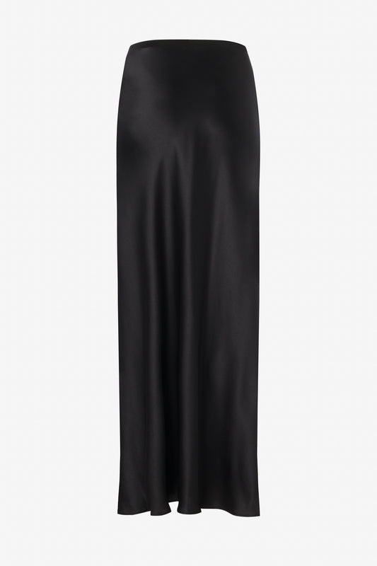 Satin slip skirt