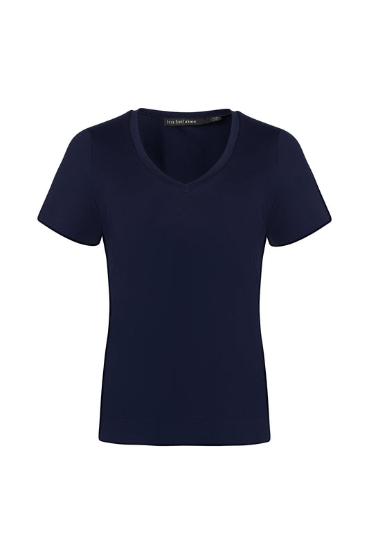 T-shirt basique à col en V