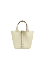 Shasha - Leather bucket top handle purse