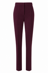 Pantalon à jambe droite avec pintuck