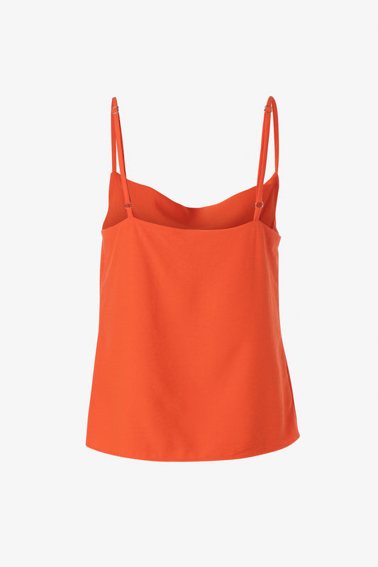 Camisole encolure drapée