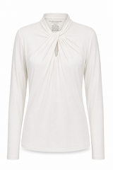 Majestic Filatures - Soft touch long sleeves twist neck