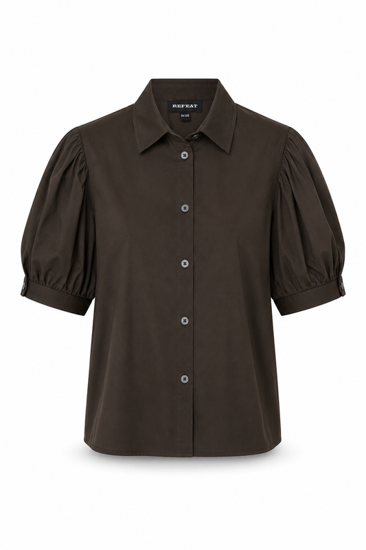 Repeat - Cotton button down blouse