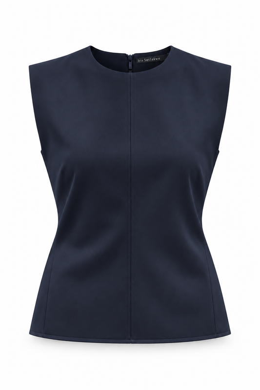 Scuba Sleeveless Fitted Top