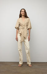 Veston en scuba avec ceinture