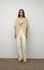 Veston en scuba avec ceinture