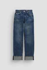 AG Jeans - Sydney Cuffed Straight-Leg Jean in Vintage Wash