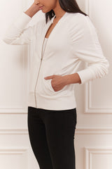 Bomber jacket avec détail épaule