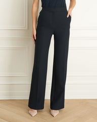 Basket Weave Wide Leg Pant