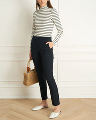 Basket Weave Cigarette Pant