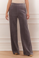 Corduroy straight leg pant