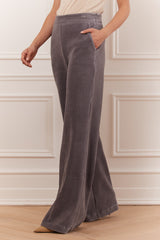 Corduroy straight leg pant