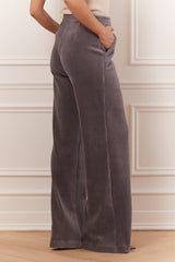 Corduroy straight leg pant
