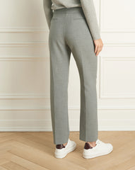 Double Face Wide Cigarette Pant