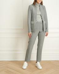 Double Face Wide Cigarette Pant