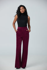 Corduroy wide leg pant