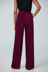 Corduroy wide leg pant