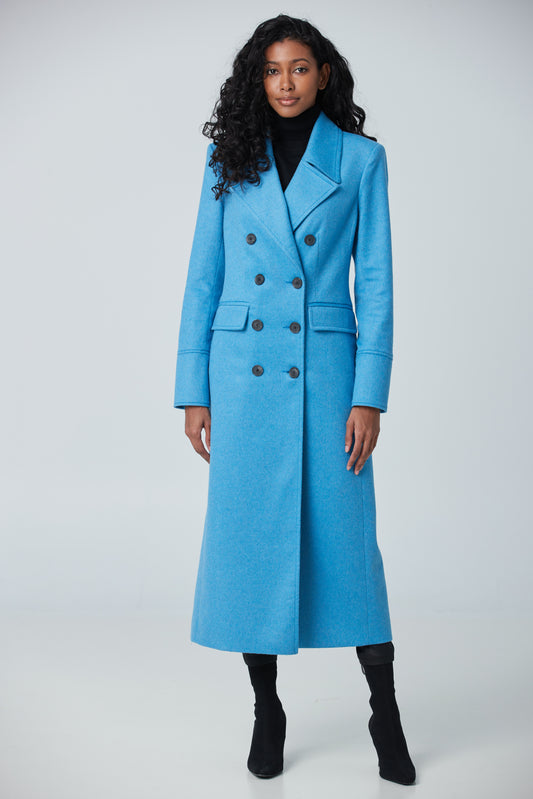 Maxi double breast coat